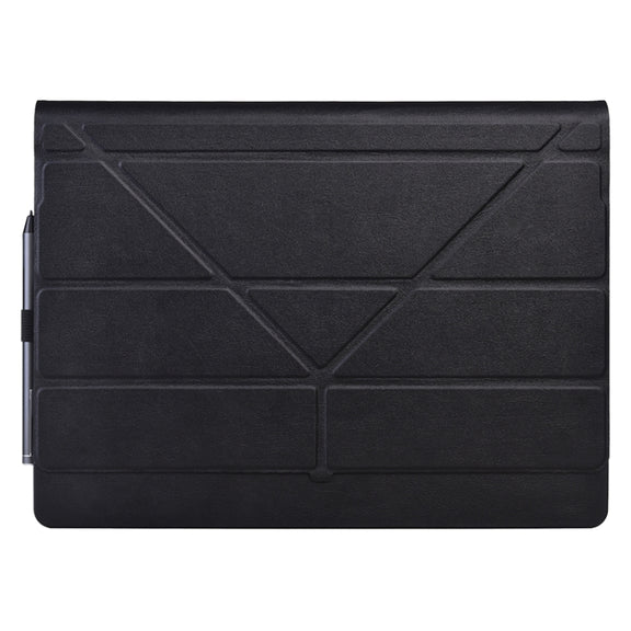 For Microsoft Surface Book 13.5 inch i7 Deformation All-inclusive Leather Laptop Case(Black)