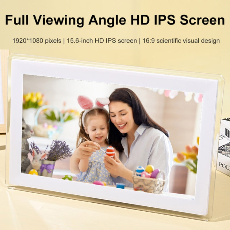 15.6 inch IPS Screen Digital Cloud Photo Frame Wall Mounted LED Advertising Machine, Plug Type:US Plug(Black) - 15 inch Above by PMC TechLife | Online Shopping South Africa | PMC TechLife | Buy Now Pay Later Mobicred