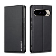 For Google Pixel 9 Pro / 9 LC.IMEEKE L1 Series Frosted Fine Texture PU Phone Case(Black)