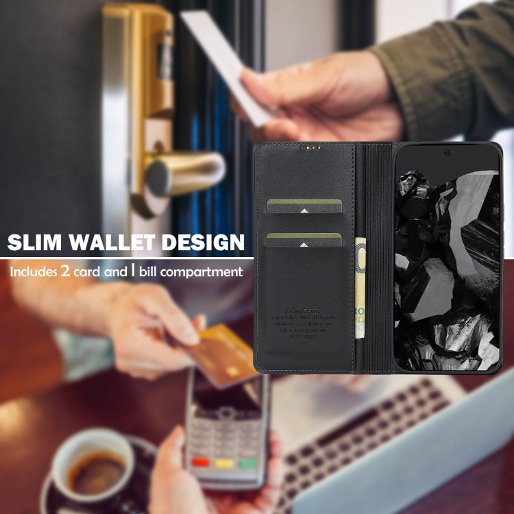 For Google Pixel 9 Pro / 9 LC.IMEEKE L1 Series Frosted Fine Texture PU Phone Case(Black) - free shipping - PMC Jewellery - Order now!