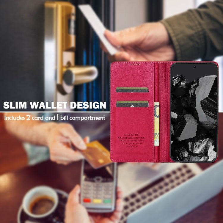 For Google Pixel 9 Pro / 9 LC.IMEEKE L1 Series Frosted Fine Texture PU Phone Case(Red) - free shipping - PMC Jewellery - Order now!