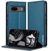 For Google Pixel 8 Pro LC.IMEEKE L1 Series Frosted Fine Texture PU Phone Case(Blue)