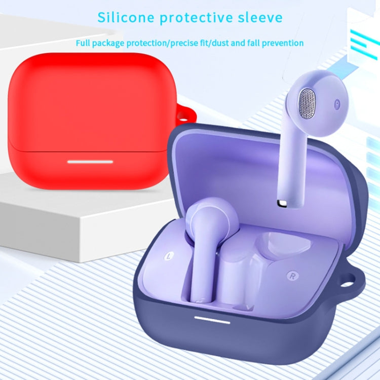 For Anker SoundCore K20i Bluetooth Earphone Silicone Protective Case(Red) - free shipping - PMC Jewellery - Order now!