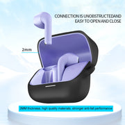 For Anker SoundCore K20i Bluetooth Earphone Silicone Protective Case(Blue)