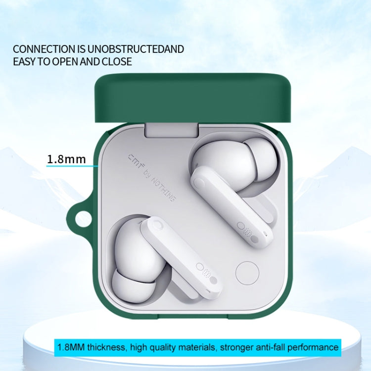 For CMF By Nothing Buds Pro2 Bluetooth Earphone Silicone Protective Case(Blue)