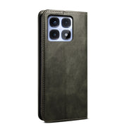 For Redmi K70 Ultra 5G Oil Wax Crazy Horse Texture Leather Phone Case(Green)