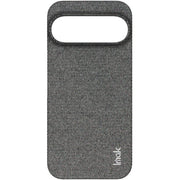 For Google Pixel 9 / 9 Pro imak Ruiyi Series Cloth Texture PU + PC Phone Case(Dark Grey)