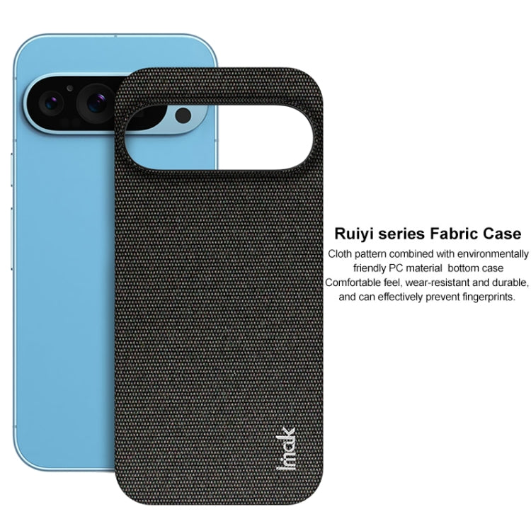For Google Pixel 9 Pro XL imak Ruiyi Series Cloth Texture PU + PC Phone Case(Black) - free shipping - PMC Jewellery - Order now!
