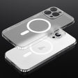 For iPhone 16 Pro Max SULADA Crystal Sand Series Electroplating Frosted MagSafe Magnetic Phone Case(Transparent) - iPhone 16 Pro Max Cases by SULADA | Online Shopping South Africa | PMC TechLife | Buy Now Pay Later Mobicred