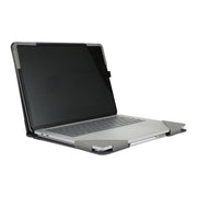 For Microsoft Surface Laptop Studio 2 Cotton Cloth Texture Leather Laptop Protective Case(Light Grey)