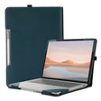 For Microsoft Surface Laptop Studio 2 Vegan Leather Laptop Protective Case(Dark Green) - Screen & Keyboard Cover by PMC TechLife | Online Shopping South Africa | PMC TechLife | Buy Now Pay Later Mobicred