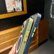 For iPhone 16 Pro Max Hawkeye Skin Feel MagSafe Phone Case(Black)