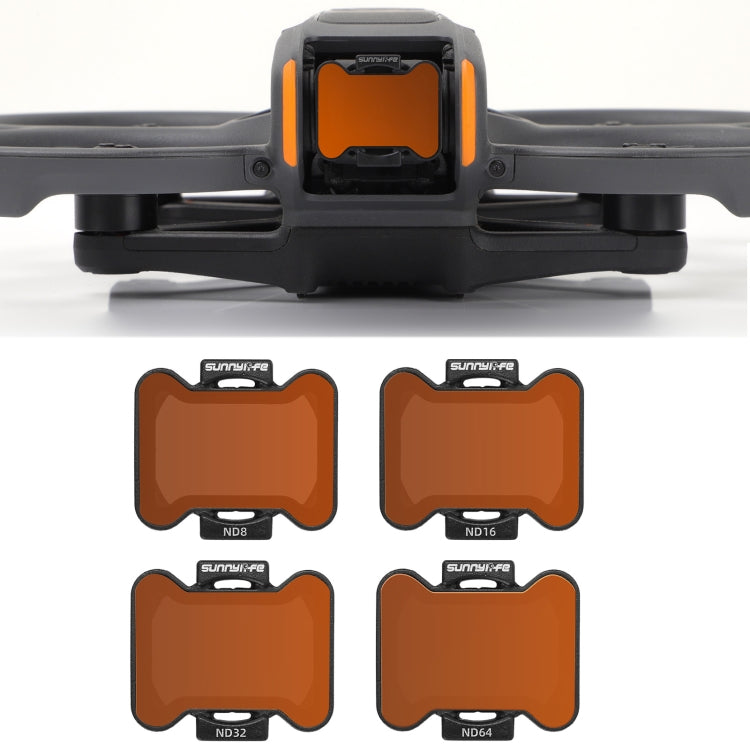 For DJI Avata 2 Sunnylife Camera Lens Filter, Filter:4 in 1 ND8/16/32/64 - free shipping - PMC Jewellery - Order now!