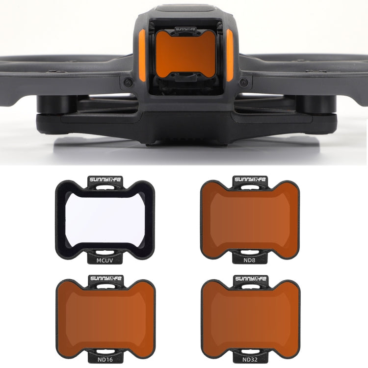 For DJI Avata 2 Sunnylife Camera Lens Filter, Filter:4 in 1 MCUV ND8/16/32 - free shipping - PMC Jewellery - Order now!