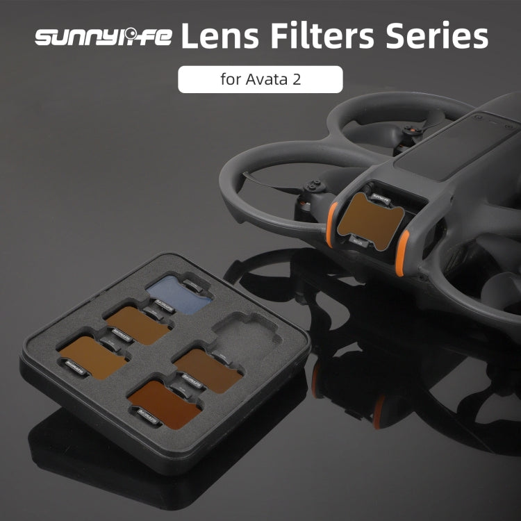 For DJI Avata 2 Sunnylife Camera Lens Filter, Filter:5 in 1 ND8/16/32/64/128 - free shipping - PMC TechLife - Order now!