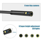 P40 8mm 1080P IP68 Water-resistant 4.3 inch Highlight Screen Dual Camera Digital Endoscope, Length:5m Hard Cable
