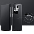 For Honor Magic Vs3 SULADA Kevlar 600D Texture Smart Window Leather Phone Case(Black) - free shipping - PMC TechLife - Order now!
