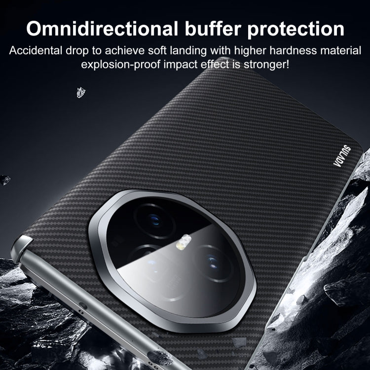 For Honor Magic V3 SULADA 600D Kevlar Texture PC Shockproof Phone Case(Blue) - free shipping - PMC Jewellery - Order now!