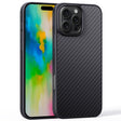 For iPhone 16 Pro Max Carbon Fiber Kevlar MagSafe Magnetic Phone Case(Black) - iPhone 16 Pro Max Cases by PMC TechLife | Online Shopping South Africa | PMC TechLife | Buy Now Pay Later Mobicred