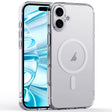 For iPhone 16 Crystal Clear Frosted MagSafe Magnetic Phone Case(Transparent) - iPhone 16 Cases by PMC TechLife | Online Shopping South Africa | PMC TechLife | Buy Now Pay Later Mobicred