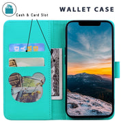 For Redmi K70 Ultra Cute Cat Embossed Leather Phone Case(Lake Blue)