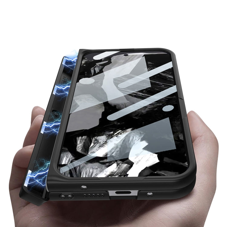 For Google Pixel 9 Pro Fold GKK Integrated Magnetic Full Coverage Flip Phone Case, Included Pen(Black) - free shipping - PMC Jewellery - Order now!