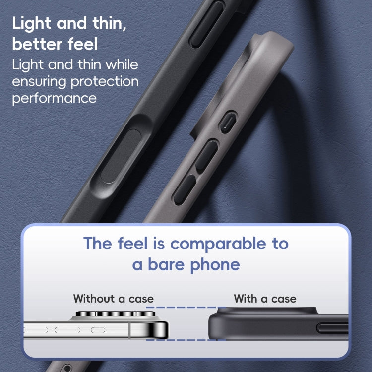 For iPhone 16 Ming Shield Series MagSafe Magnetic Phone Case(Titanium Blue) - iPhone 16 Cases by PMC Jewellery | Online Shopping South Africa | PMC Jewellery | Buy Now Pay Later Mobicred