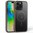 For iPhone 16 Pro Frosted MagSafe Magnetic Phone Case(Titanium Rose Gold) - iPhone 16 Pro Cases by PMC TechLife | Online Shopping South Africa | PMC TechLife | Buy Now Pay Later Mobicred