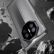 For Huawei Mate X5 GKK Blade Flip PU Phone Case(Carbon Fiber)