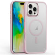 For iPhone 16 Pro Frosted MagSafe Magnetic Phone Case(Pink) - iPhone 16 Pro Cases by PMC TechLife | Online Shopping South Africa | PMC TechLife | Buy Now Pay Later Mobicred