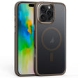 For iPhone 16 Pro Frosted MagSafe Magnetic Phone Case(Titanium Rose Gold) - iPhone 16 Pro Cases by PMC TechLife | Online Shopping South Africa | PMC TechLife | Buy Now Pay Later Mobicred