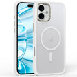 For iPhone 16 Frosted MagSafe Magnetic Phone Case(White) - iPhone 16 Cases by PMC TechLife | Online Shopping South Africa | PMC TechLife | Buy Now Pay Later Mobicred