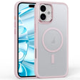 For iPhone 16 Frosted MagSafe Magnetic Phone Case(Pink) - iPhone 16 Cases by PMC TechLife | Online Shopping South Africa | PMC TechLife | Buy Now Pay Later Mobicred