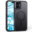 For iPhone 16 Frosted MagSafe Magnetic Phone Case(Black) - iPhone 16 Cases by PMC TechLife | Online Shopping South Africa | PMC TechLife | Buy Now Pay Later Mobicred