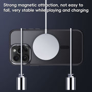 For iPhone 16 Pro Frosted MagSafe Magnetic Phone Case(Titanium Rose Gold)