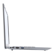 14 inch Windows 11 Laptop, 8GB+128GB, Gen 4th Intel Core i3 CPU, 180 Degree Rotation Axis(Silver)