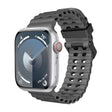 For Apple Watch Series 6 44mm Ocean Dual-Row Hole Silicone Watch Band(Grey) - free shipping - PMc TechLife - Order now!