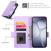 For Redmi K70 Ultra Side Buckle Magnetic Frosted Leather Phone Case(Purple)