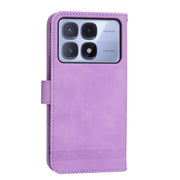 For Redmi K70 Ultra Dierfeng Dream Line TPU + PU Leather Phone Case(Purple)
