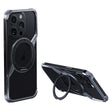 For iPhone 16 Pro Max Frameless Rotation Holder Magsafe Metal Phone Case(Space Gray) - iPhone 16 Pro Max Cases by PMC TechLife | Online Shopping South Africa | PMC TechLife | Buy Now Pay Later Mobicred