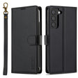 For Samsung Galaxy S22+ 5G LC.IMEEKE L2 Series Detachable Magsafe PU Phone Case with Lanyard(Black) - Galaxy S22+ 5G Cases by LC.IMEEKE | Online Shopping South Africa | PMC TechLife | Buy Now Pay Later Mobicred