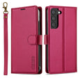 For Samsung Galaxy S22+ 5G LC.IMEEKE L2 Series Detachable Magsafe PU Phone Case with Lanyard(Red) - Galaxy S22+ 5G Cases by LC.IMEEKE | Online Shopping South Africa | PMC TechLife | Buy Now Pay Later Mobicred