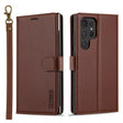 For Samsung Galaxy S24 Ultra 5G LC.IMEEKE L2 Series Detachable Magsafe PU Phone Case with Lanyard(Brown) - Galaxy S24 Ultra 5G Cases by LC.IMEEKE | Online Shopping South Africa | PMC TechLife | Buy Now Pay Later Mobicred