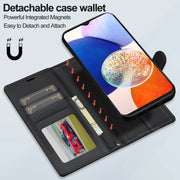 For Samsung Galaxy S20 FE 5G LC.IMEEKE L2 Series Detachable Magsafe PU Phone Case with Lanyard(Black)