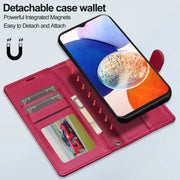 For Samsung Galaxy S20 FE 5G LC.IMEEKE L2 Series Detachable Magsafe PU Phone Case with Lanyard(Red)