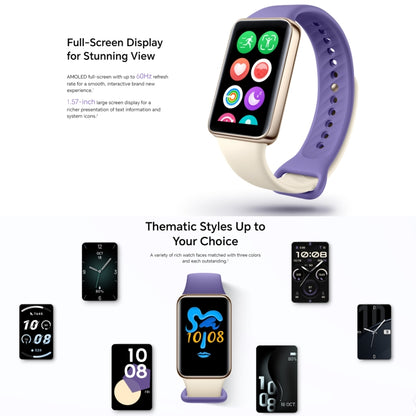 Honor Band 9, 1.57 inch AMOLED Screen, Support Heart Rate / Blood Oxygen / Sleep Monitoring, Standard Version(Blue) - free shipping - PMC Jewellery - Order now!