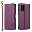 For Samsung Galaxy A14 4G / A14 5G LC.IMEEKE L2 Series Detachable Magsafe PU Phone Case with Lanyard(Purple) - Galaxy Phone Cases by LC.IMEEKE | Online Shopping South Africa | PMC TechLife | Buy Now Pay Later Mobicred