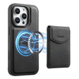 For iPhone 16 Pro Max Denior D19 Skin Feel MagSafe Detachable Card Slot Phone Case(Black) - iPhone 16 Pro Max Cases by Denior | Online Shopping South Africa | PMC TechLife | Buy Now Pay Later Mobicred
