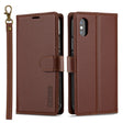 For iPhone X / XS LC.IMEEKE L2 Series Detachable Magsafe PU Phone Case with Lanyard(Brown) - free shipping - PMC TechLife - Order now!