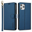 For iPhone 14 Pro Max LC.IMEEKE L2 Series Detachable Magsafe PU Phone Case with Lanyard(Blue) - iPhone 14 Pro Max Cases by LC.IMEEKE | Online Shopping South Africa | PMC TechLife | Buy Now Pay Later Mobicred